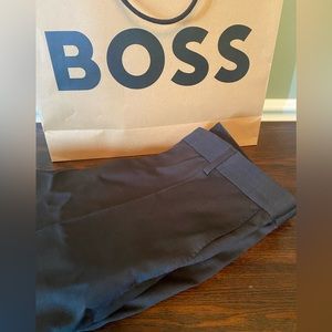 Hugo Boss gray wool suit slim fit pants NWOT